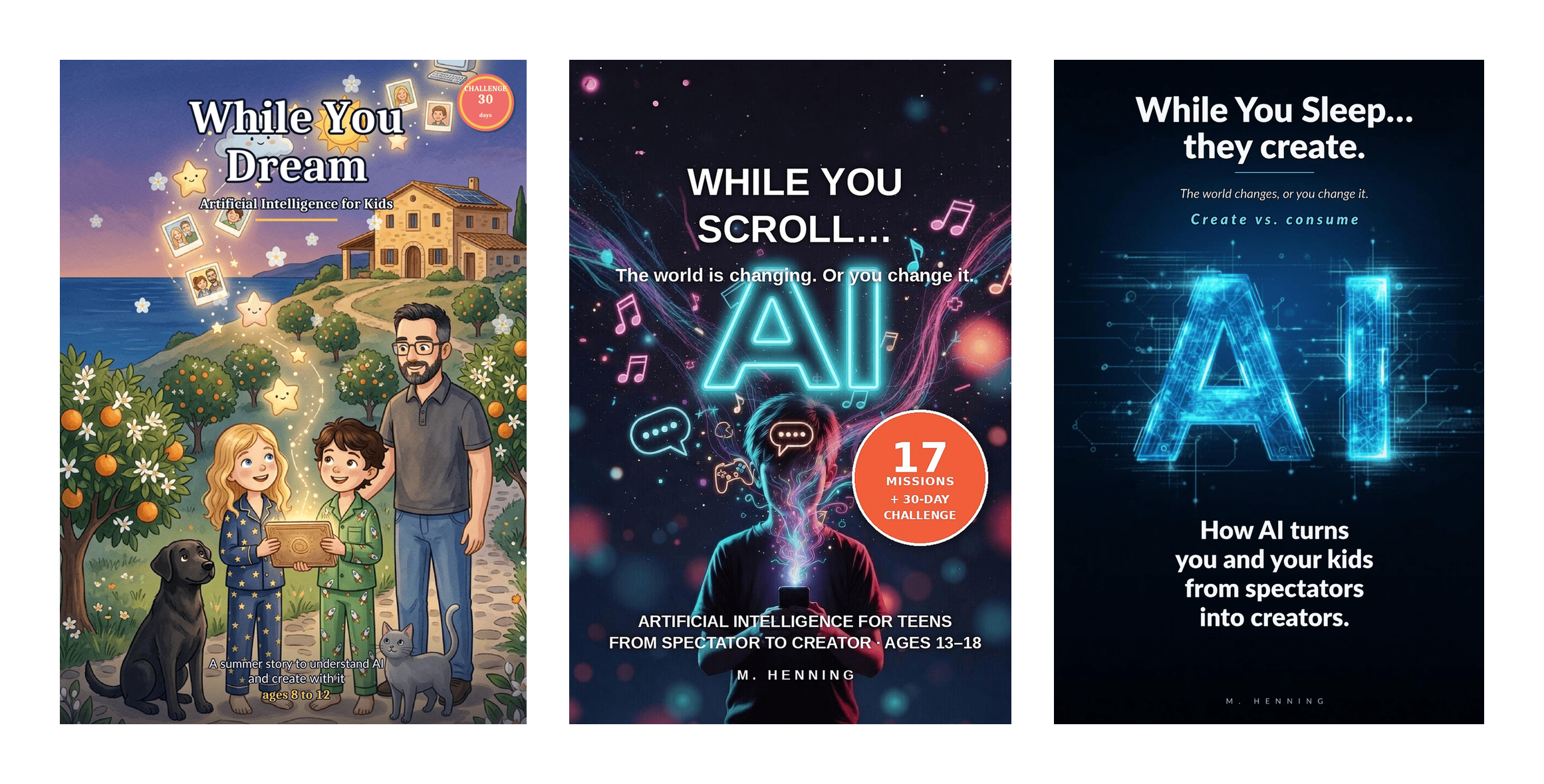 The three covers together
